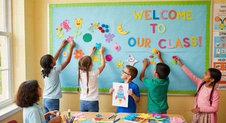Education learning and Idea knowledge concepts of children with innovative technology and science in...