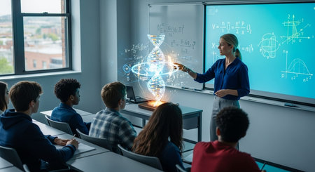 Education learning and Idea knowledge concepts of children with innovative technology and science in...