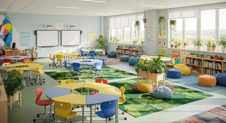 Education learning and Idea knowledge concepts of children with innovative technology and science in everyday lifeの写真素材