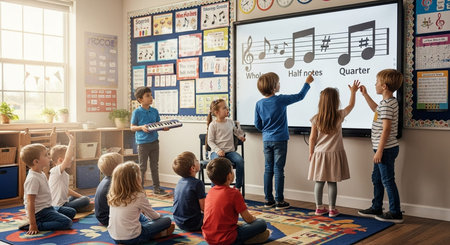 Education learning and Idea knowledge concepts of children with innovative technology and science in...