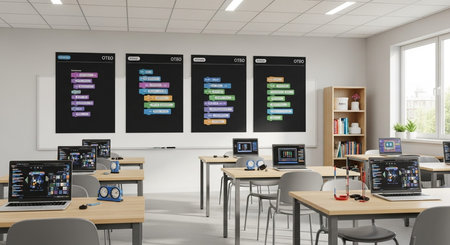 Education learning and Idea knowledge concepts of children with innovative technology and science in...