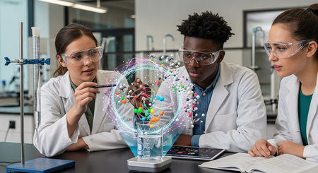 Education learning and Idea knowledge concepts of children with innovative technology and science in...