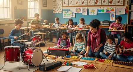 Education learning and Idea knowledge concepts of children with innovative technology and science in...