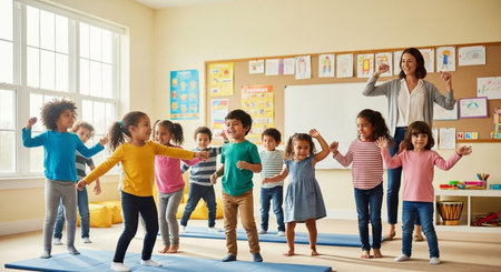 Education learning and Idea knowledge concepts of children with innovative technology and science in...