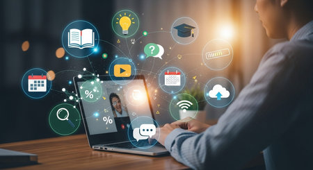 Education learning and Idea knowledge concepts of children with innovative technology and science in...