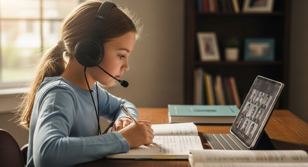 Education learning and Idea knowledge concepts of children with innovative technology and science in...