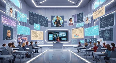 Education learning and Idea knowledge concepts of children with innovative technology and science in...