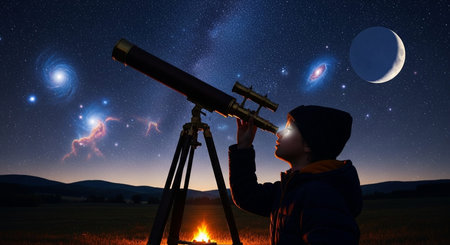 Education learning and Idea knowledge concepts of children with innovative technology and science in...