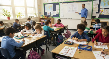 Education learning and Idea knowledge concepts of children with innovative technology and science in...