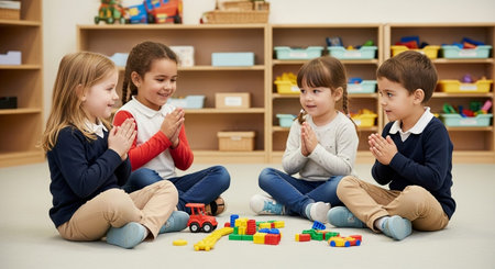 Education learning and Idea knowledge concepts of children with innovative technology and science in...