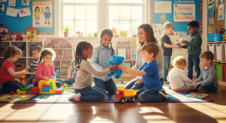 Education learning and Idea knowledge concepts of children with innovative technology and science in...