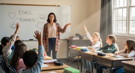 Education learning and Idea knowledge concepts of children with innovative technology and science in...