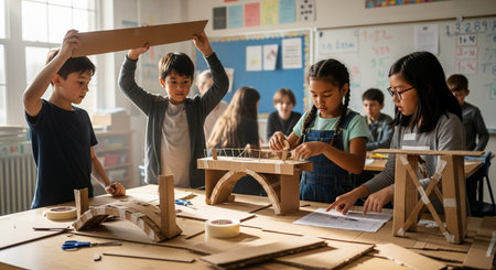 Education learning and Idea knowledge concepts of children with innovative technology and science in...