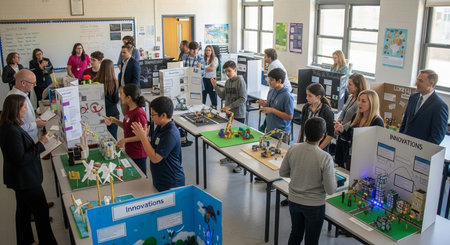 Education learning and Idea knowledge concepts of children with innovative technology and science in...