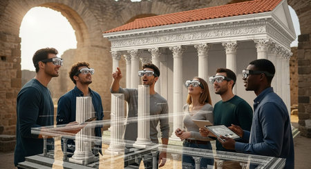 Education learning and Idea knowledge concepts of children with innovative technology and science in...
