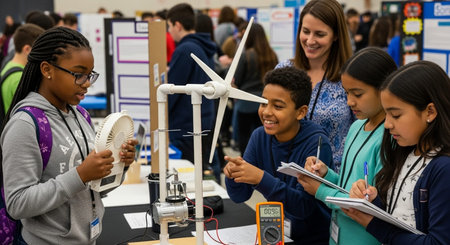Education learning and Idea knowledge concepts of children with innovative technology and science in...