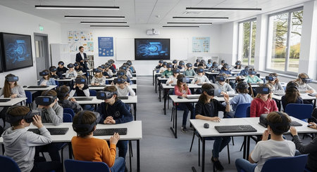 Education learning and Idea knowledge concepts of children with innovative technology and science in...