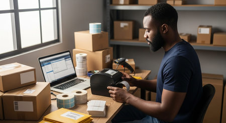 Business and remote work image