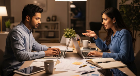 Business and remote work image