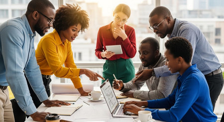 Business and remote work image