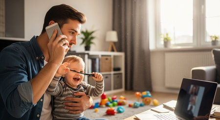 Business and remote work image