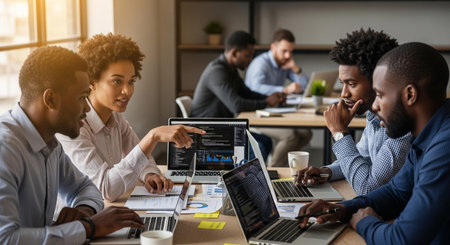 Business and remote work image