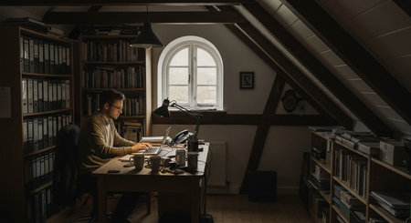Business and remote work image