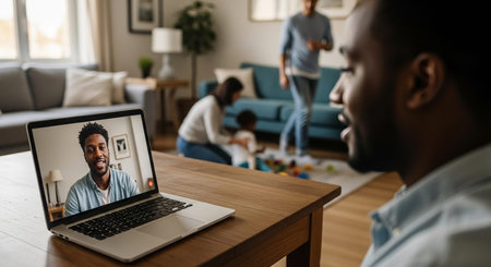 Business and remote work image