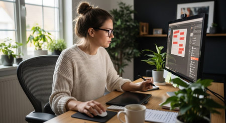 Business and remote work image