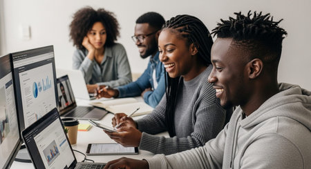 Business and remote work image