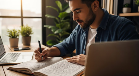 Business and remote work image