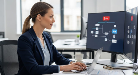 Business and remote work image