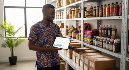 Business and remote work image