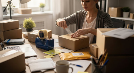 Business and remote work image