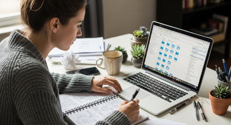 Business and remote work image