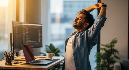 Business and remote work image
