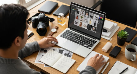 Business and remote work imageの写真素材