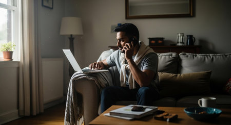 Business and remote work imageの写真素材