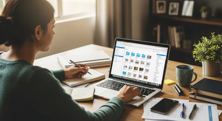 Business and remote work image