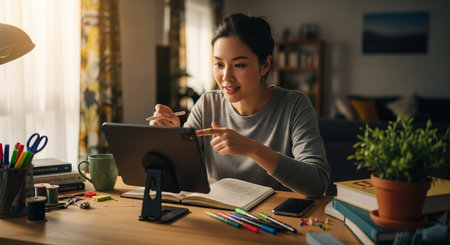 Business and remote work image