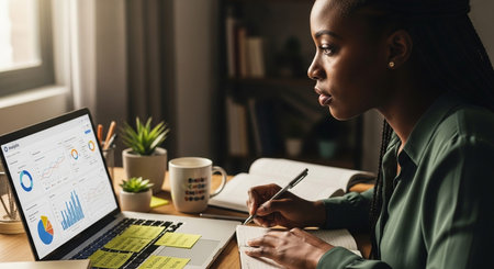 Business and remote work image