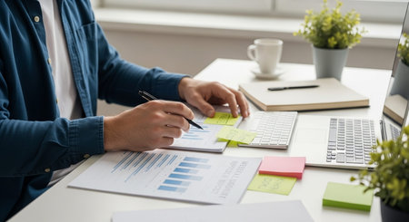 Business and remote work image