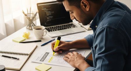 Business and remote work image