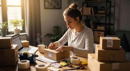Business and remote work image