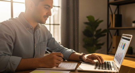 Business and remote work image