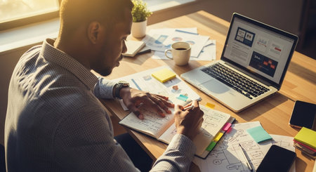 Business and remote work image