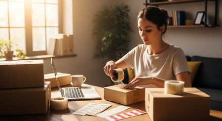 Business and remote work image