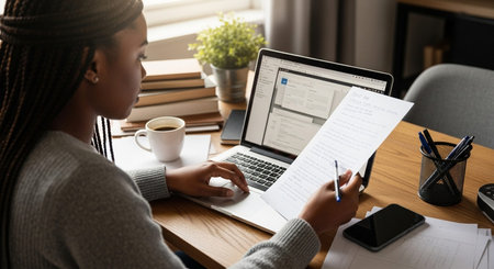Business and remote work image