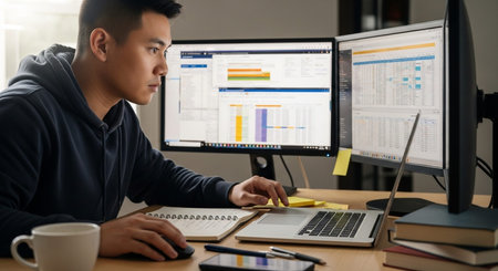 Business and remote work image