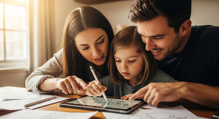 Family and Relationship Moment Imageの写真素材